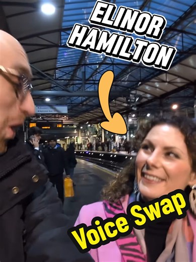 When the voices swap platforms 🚆 🔄🚇 @Elinor Hamilton is a very familiar voice on the Tube. At many stations, you'll hear her announcing your next train! @Thameslink @Transport for London #trains #railways #london #voiceover #london
