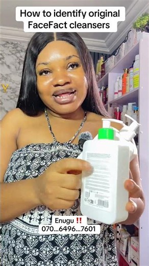 How to identify original Face Fact cleansers #viral #facewash #skincare #fyp #cleansers