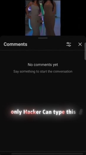 only Hacker Can type this 🗿