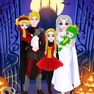 Princess Family Halloween Costume: Play Princess Family Halloween Costume online for free now.