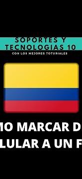 Cómo llamar de celular a fijo Colombia (Soluccion)