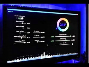 RGB LED strip beat detection (Arduino with Processing)