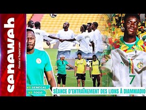 Direct : 2eme Galop d’entraînement de l’équipe nationale du Sénégal