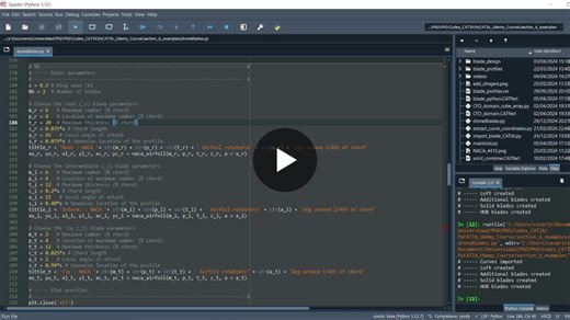 #pythonautomation #catia #cadautomation #uavdesign #nacaprofiles #engineeringdesign #pycatia #digitalengineering #engineeringproductivity | César Jiménez Navarro, Ph.D.
