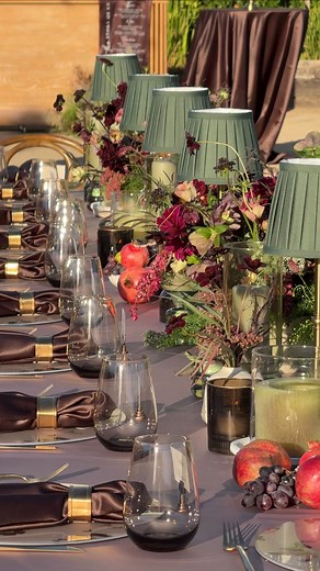 It was the perfect fall day and color palette for Lauren Colin’s wedding last weekend! #fallwedding #falltablescape #wedding #weddinginspo #weddingplanning #weddingdress | A Good Affair, Wedding and Event Production