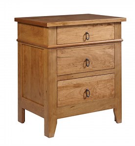 Amish Arizona Three Drawer Night Stand