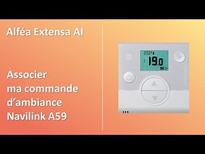 Comment associer le thermostat de ma pompe à chaleur Alféa A.I. ? Atlantic
