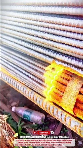 Laser Cleaning Best Innovative Tool For Rebar Restoration #innovative#Tools