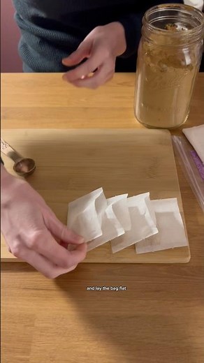 Learn how to make your own tea bags!