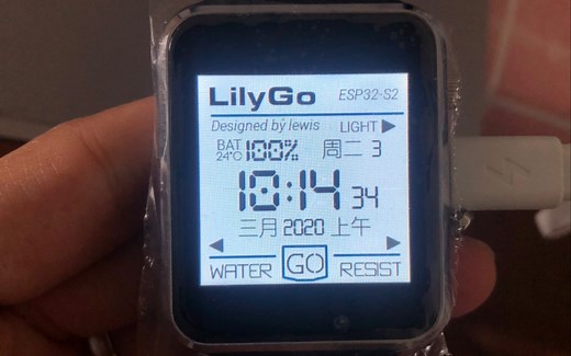 TTGO T-Watch 2020官方范例和lvgl例子