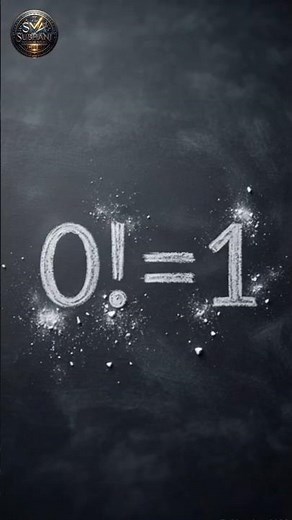 Why is 0! = 1? 🧐 The Math Secret Explained!