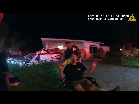 Drunk Driver Crashes into House, Goes Feral When Cops Arrive