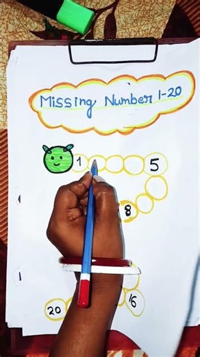 👉 Kids fun math learning with worksheet 👉 Find Missing Number 🔢 | Kids Math Fun 🤔 ⭐ #number