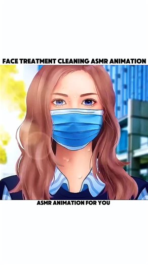 face Asmr relaxing animation #relaxing #satisfying #asmranimation #relaxingasmr #foryou