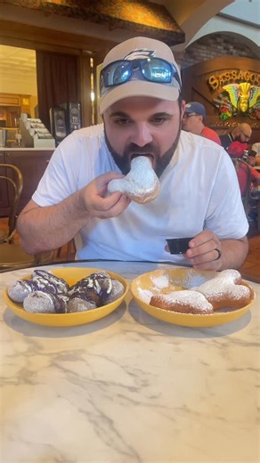 Michael Vicario | Next up on the journey as an ARFID adult is beignets! Everyone has been in line for these all day so I figured I should try them because of... | Instagram