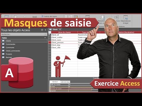Guider la saisie utilisateur, exercice Access