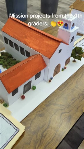 Fourth graders showcased their meticulously crafted California mission projects. Each student's dedication and creativity shone brightly, turning the mpr into a mini-exhibition of California's rich cultural heritage. #californiamissions
