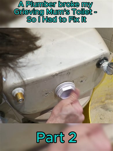 A Plumber broke my Grieving Mum's Toilet - So I Had to Fix It #fyp #uk #diy #vlog