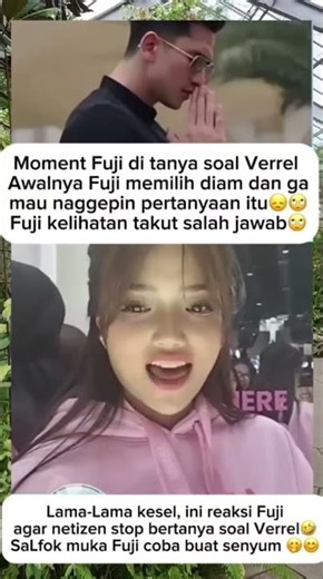 Fuji's reaction when asked about Verrel😅#fujian #verrelbramasta