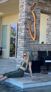 19K views · 82 reactions | Girl pranks her friend with fake toy snake by the pool. | Tommy Wind | Facebook