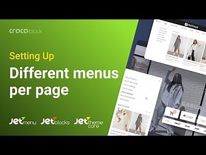 How to set different menu per page with WordPress and JetPlugins