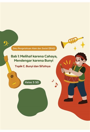 PPT IPAS Kelas 5 Semester 1: Bunyi dan Sifatnya