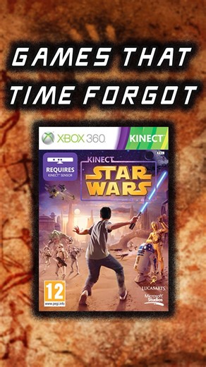 Games That Time Forgot: Kinect Star Wars #shorts #starwars #meme