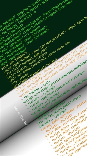 S-Core: Eco Coding© (Best Fonts: one of the best coding fonts; one of the best monospace typefaces)