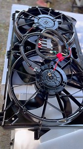 Plug and play! Electric Fans Kit! 99-2013 Chevrolet do it yourself Electric Fans Swap Kit! Mailing out! Free Shipping! www.TRUCKSCENESTORE.com #Fansswap #electricFans | LS SWAPS