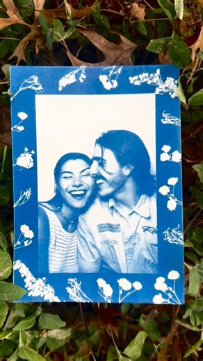 Allison on Instagram: "Another custom!!! Customs are open! Check the link in my bio 💙 #cyanotype #alternativephotography #cyanotypeprocess #alternativeprocess #alternativeprinting #portraitphotography #alternativeprocessphotography"