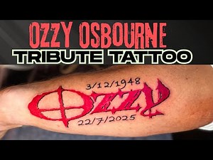 Making a Tribute Tattoo for the Legendary Ozzy Osbourne