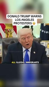 1.7M views · 35K reactions | Donald Trump WARNS Protesters in Los Angeles after National Guard Troops are called in  #protests #protest #losangeles #california #trump #donaldtrump #gavinnewsom #police | Thedangerousai | Facebook