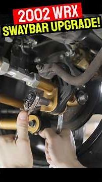 2002 WRX Whiteline & Cusco Sway bar Upgrades