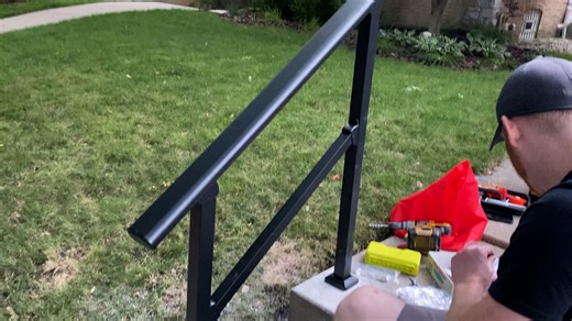 Watch Review of 3 Steps Outdoor Hand Rails for Steps on Amazon Live