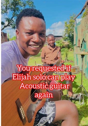 You requested if Elijah solo can play acoustic guitar again