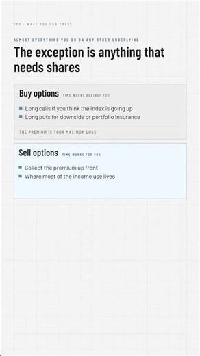 SPX Options || You can do ALMOST EVERYTHING Same as SPY