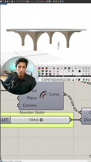 parametric design for architects using grasshopper + Rhino #architect #parametric #parametricdesign