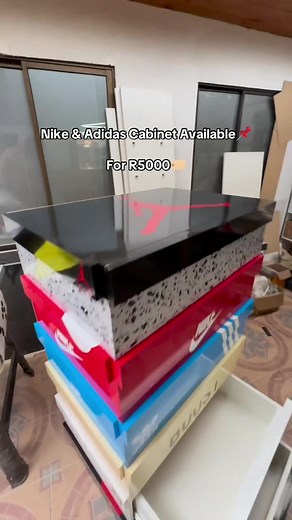 Nike and Adidas Inspired Furniture Cabinet