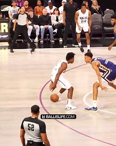 HBD Scoot Henderson! Some throwback footage of him putting on a show with the G League Elite Team vs Wemby. He finished with 28 Points, 9 Assists & 5 Rebounds. Before the NBA draft, he said he should be the No. 1 pick and wanted to be a Wizard in the future and he doesn't mean Washington Wizard: “I want to be a wizard for real. When I grow up, I’m gonna have something in my house where I need a wand to open the door. That might be childish, but I don’t care.” Wembanyama on Scoot: "He’s really a 