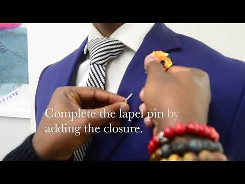 How to wear a lapel pin