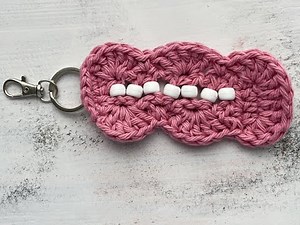 Crochet Fidget Key Chain with Beads