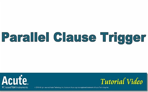 Acute皇晶科技-逻辑分析仪-并行总线触发(Parallel Bus Trigger)(LA3000+ Only)