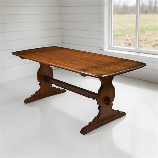 Ercol Refectory Dining Table Plank Top Model 419 in Golden Dawn FREE UK Delivery - Etsy