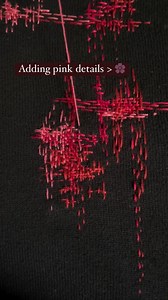 Embroidery process ❤️💗❤️ by @beetlemother . Watching this artist pull embroidery thread is like therapy! So satisfying! What do you think? Let us know in the comments! ⤵️ . . . #embroidering #embroiderylove #embroiderydesign #embroideryart #embroidery #satisfying #needleandthread #sashiko #upcycling #upcycledclothing #upcyclingfashion #sewing | Custom WearHouse