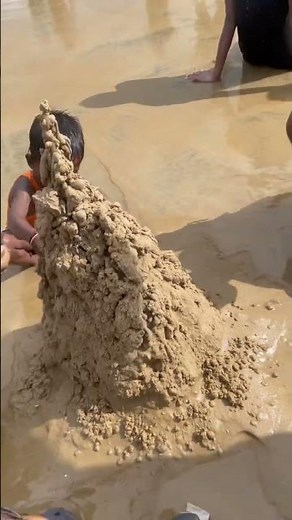 Making of Sand house.