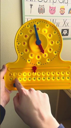 Unlock Time-Telling Skills with the NumberLine Clock™ Sensory Bubble Popper!