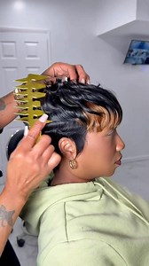 This two-tone quick weave came out absolutely STUNNING 😍 The color blend gives dimension, softness, and luxury while still protecting her natural hair underneath. #shannysnaturalbeauty #quickweave #pixiewigs #brooklynhairstylist #healthyhair | Shanny's Natural Beauty
