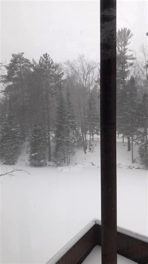 View from the Lobby today. It’s beginning to look a lot like Christmas at UAW Black Lake! 🎄❄️ | UAW Black Lake Golf Club and UAW Black Lake Conference Center
