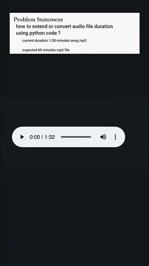 Change mp3 file duration using python code #shorts #youtubeshorts #python #coding