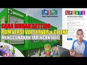 Cara Mudah Setting RDM Versi VDI Server dan Client Menggunakan WIFI | SB Tutorial